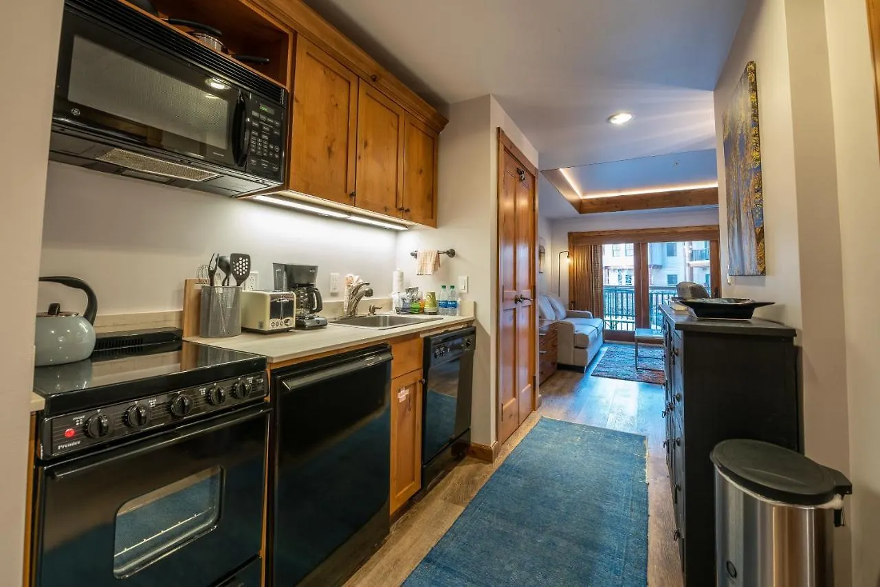 Apartment Efficiency Unit With Balcony Over Mountaineer Square *